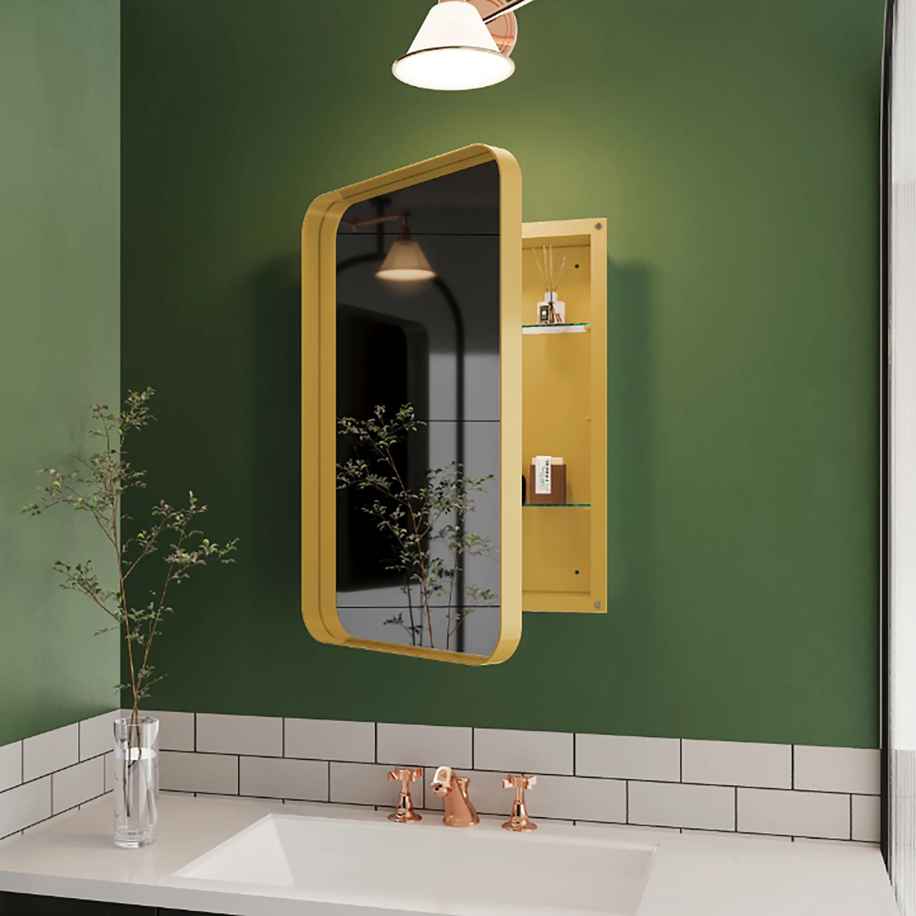 16 x 24-inch Recessed Medicine Cabinet