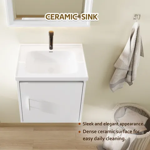 20-inch Floating Vanity with Ceramic Sink - image 6