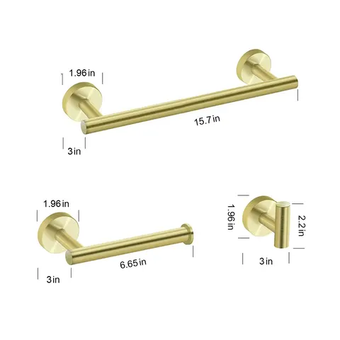 3-Piece Bathroom Hardware Set - image 5