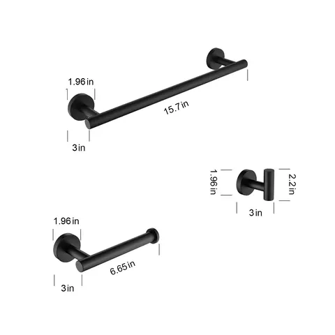 3-Piece Bathroom Hardware Set - image 6
