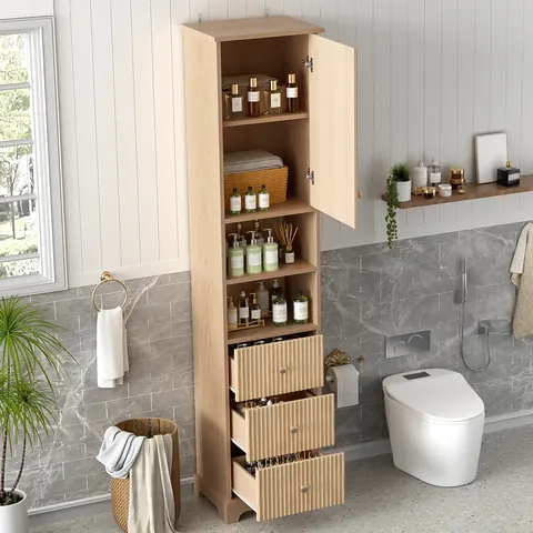 67.7-inch Freestanding Storage Cabinet - image 3