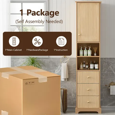 67.7-inch Freestanding Storage Cabinet - image 8
