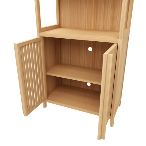Bamboo Freestanding Storage Cabinet - image 8