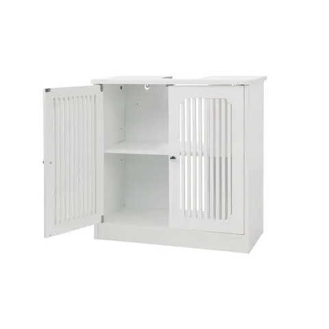 Louvered Vanity Cabinet - image 16