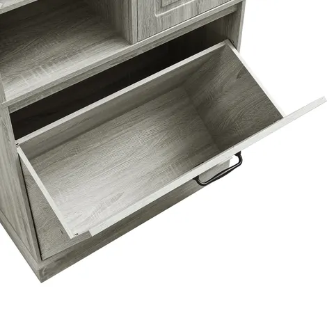 Tall Storage Cabinet with Flip-Out Basket - image 24