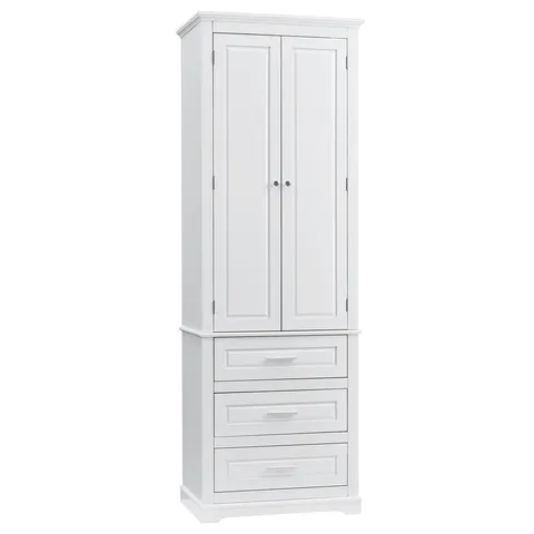 Tall Storage Cabinet with Three Drawers - image 13