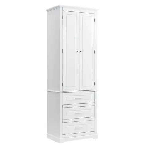 Tall Storage Cabinet with Three Drawers - image 15