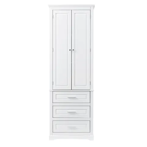 Tall Storage Cabinet with Three Drawers - image 17