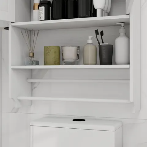 Wall Cabinet with Towel Bar & Paper Holder - image 6